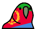 eritreaParrot emote for Discord