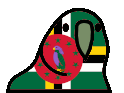 dominicaParrot emote for Discord