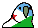 djiboutiParrot emote for Discord