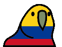 colombiaParrot emote for Discord