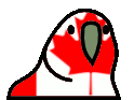 canadaParrot emote for Discord
