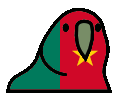 cameroonParrot emote for Discord