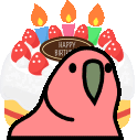 cakeParrot emote for Discord