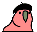 beretParrot emote for Discord