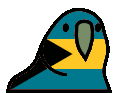 bahamasParrot emote for Discord
