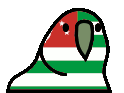 abkhaziaParrot emote for Discord