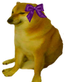 cheemsgirl emote for Discord