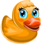 creepyrubberduck emote for Discord