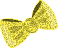 YellowLeopardBow emote for Discord