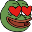 pepe_hearteyes emote for Discord