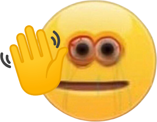 Cursed_face_waving emote for Discord