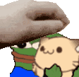 speedpeppoandcatpet emote for Discord