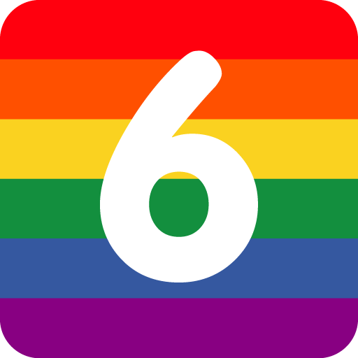 rainbow_indicator_six emote for Discord