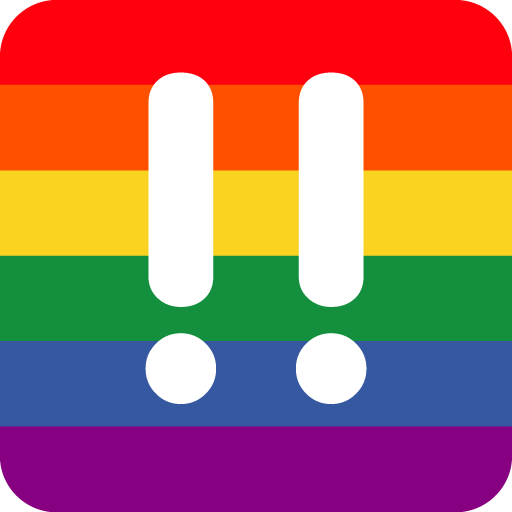 rainbow_indicator_bangbang emote for Discord