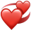 red_revolving_hearts emote for Discord