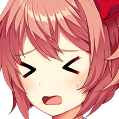 sayori_panic emote for Discord