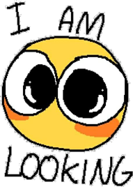 iAmLooking emote for Discord