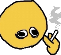 stressedSmoking emote for Discord