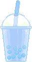 Bubble_Tea_Blue emote for Discord