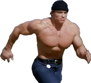 running_arnold emote for Discord