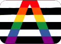 Straight_Ally_Flag emote for Discord
