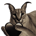 FloppaBLheart emote for Discord