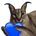 FloppaBheart emote for Discord