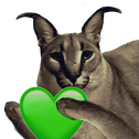 FloppaGheart emote for Discord