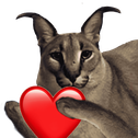 FloppaRheart emote for Discord