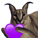 FloppaPheart emote for Discord