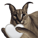 FloppaWheart emote for Discord