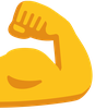 googlemuscleR emote for Discord