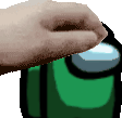 crewmate_green_petpet emote for Discord