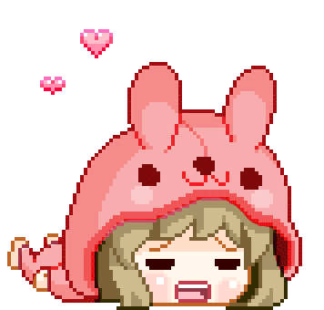 Rainbow_Kawaii_Bunny emote for Discord