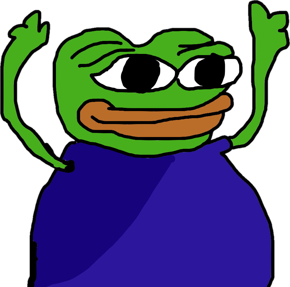 painted_pepe_happy emote for Discord