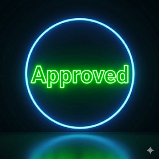 NeonApproved emote for Discord