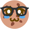 Nerd_Cookie_Amazing emote for Discord