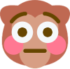 flushed_monkey emote for Discord