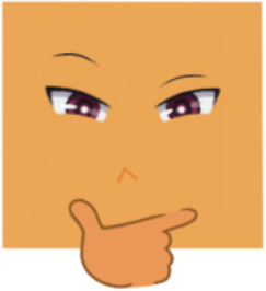 caxinha_think emote for Discord