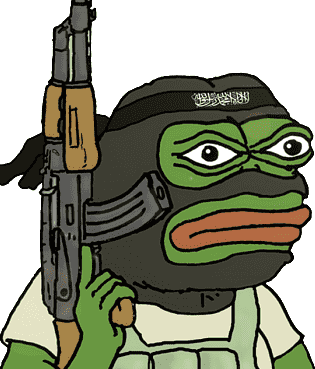 pepeterrorist emote for Discord