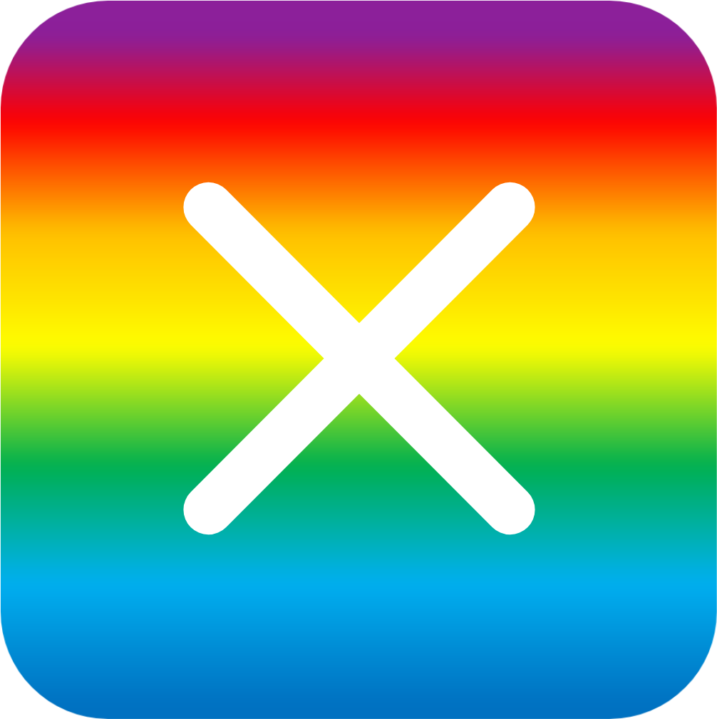 TickNo_Rainbow emote for Discord