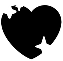 ShinyBlackHeart emote for Discord