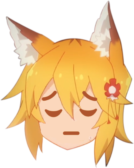 senko_pensive emote for Discord