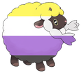 Enby_Wooloo emote for Discord