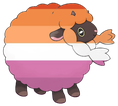 Lesbiam_Wooloo emote for Discord