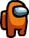 AmongUsOrange emote for Discord