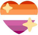lesbian_pride_heart emote for Discord