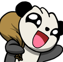 Panda_robber emote for Discord