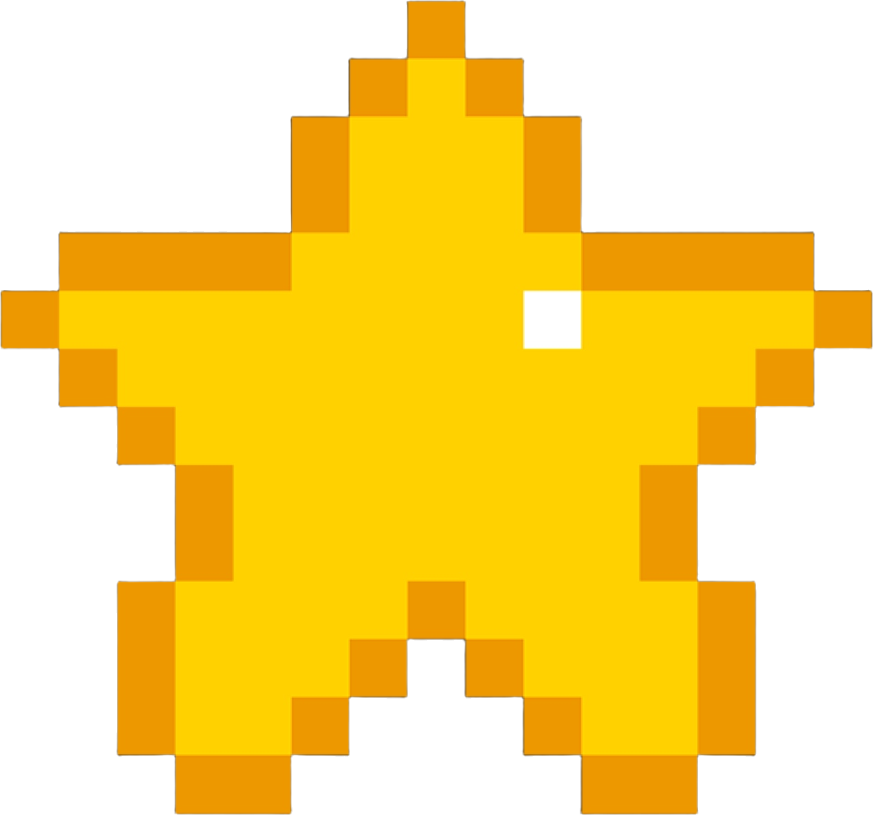 PixelStarYellow static emote