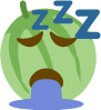 watermelonsleeping emote for Discord